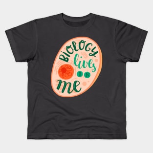 Biology lives in me Kids T-Shirt